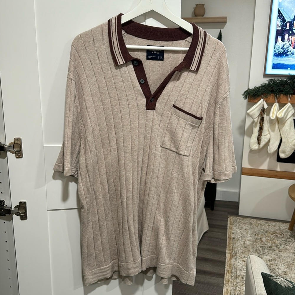 Abercrombie & Fitch Sweater Polo Shirt